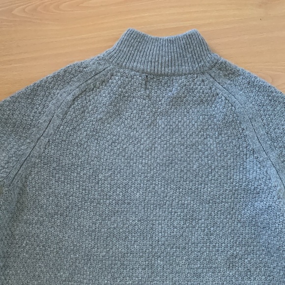 CYNTHIA ROWLEY Gray Oversized Mock Turtleneck Wool Sweater Size XS - Picture 5 of 14